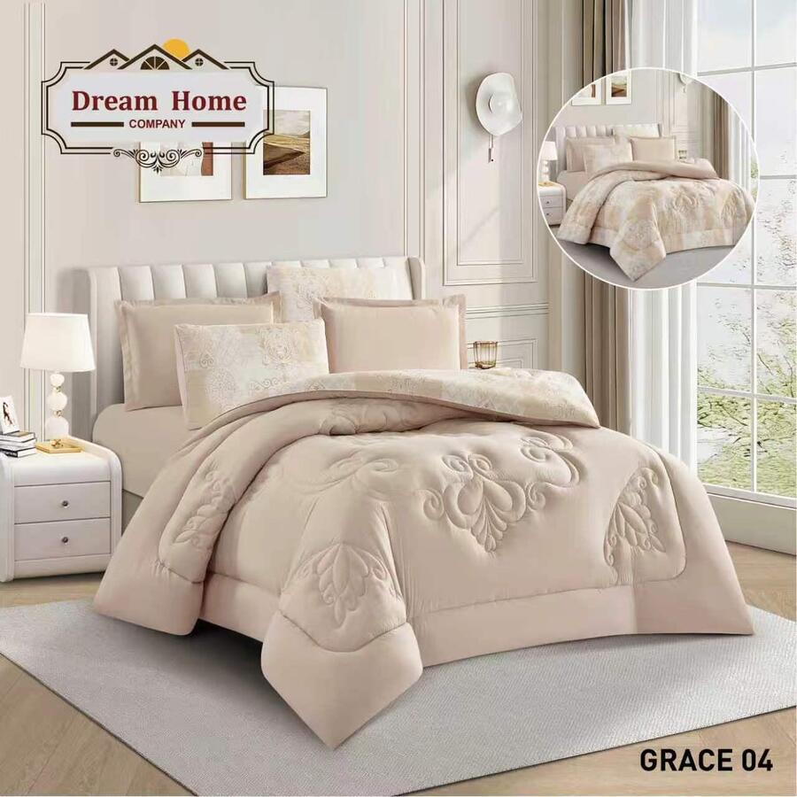 طقم لحاف مزوج 6 قطع غريس - Grace