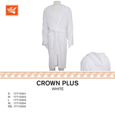 روب حمام بطاقية قطن ويل CROWN PLUS