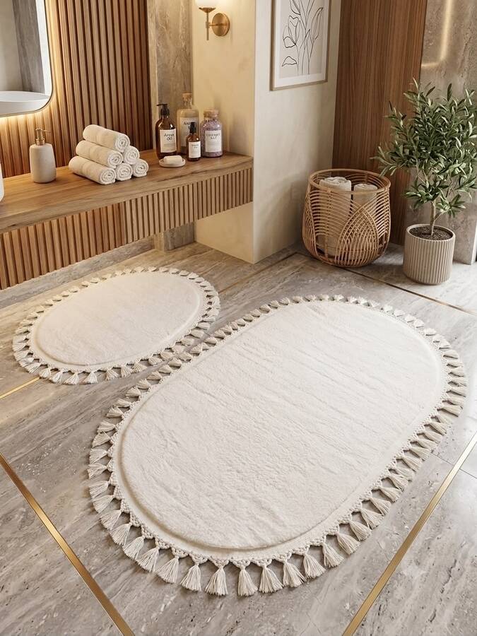 طقم دعسات حمام شرابيش تركي