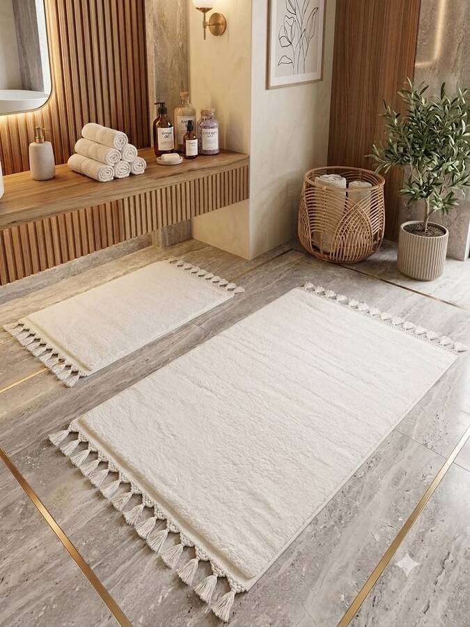 طقم دعسات حمام شرابيش تركي