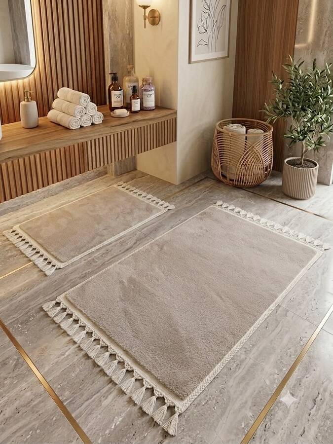 طقم دعسات حمام شرابيش تركي