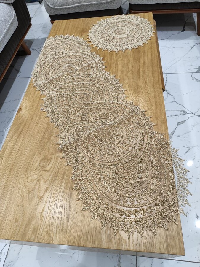 شرشف مكروميه 7 قطع