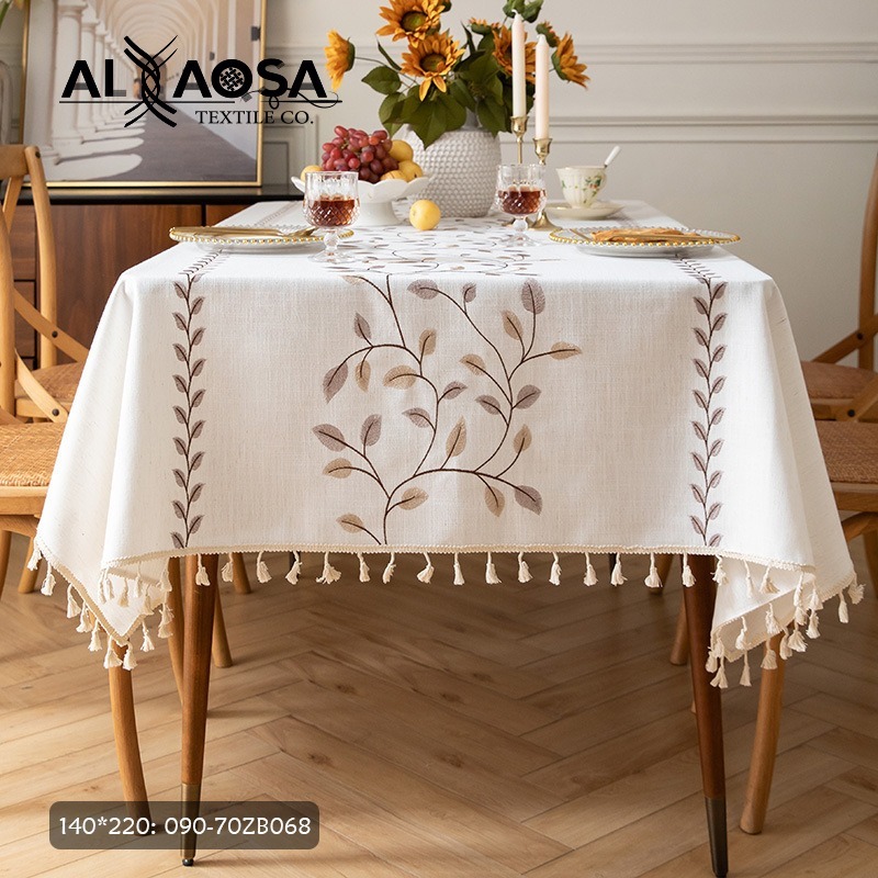 شرشف سفرة كتان الاقصى